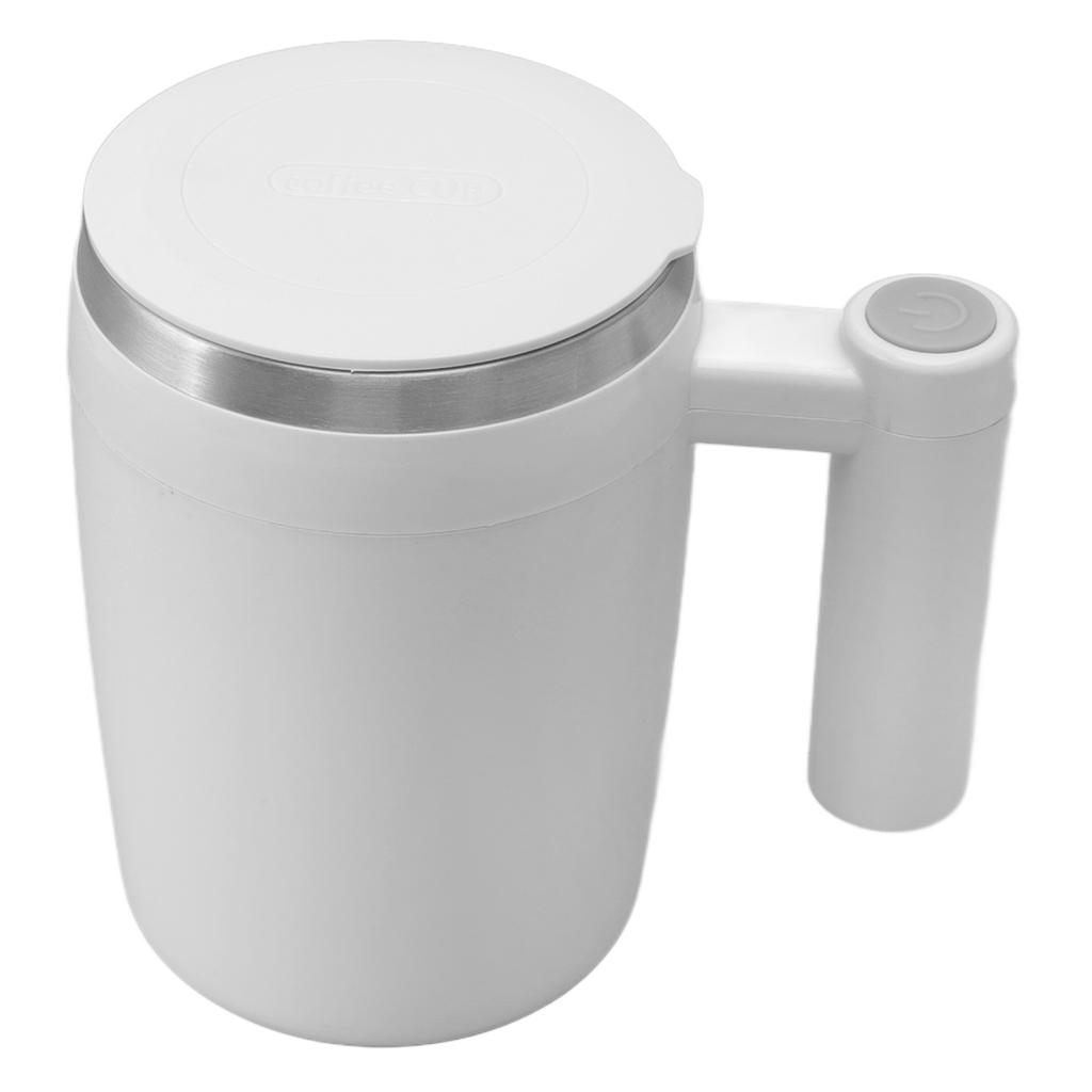 Автоматическая магнитная кружка для перемешивания 380 мл с зарядкой через USB из нержавеющей стали, чашка для смешивания кофе, самостоятельная миксер