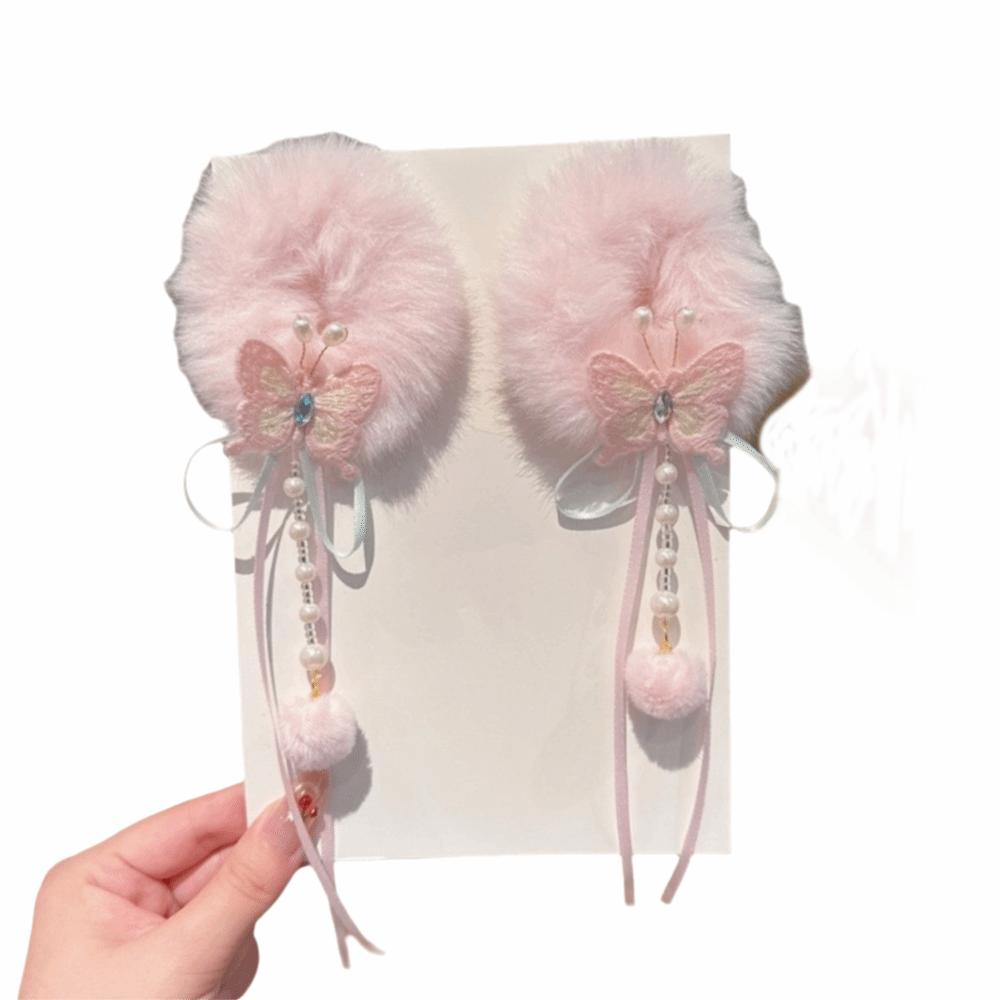 Plush New Year Hair Ties Traditional Children's Hair Ropes  Celebration