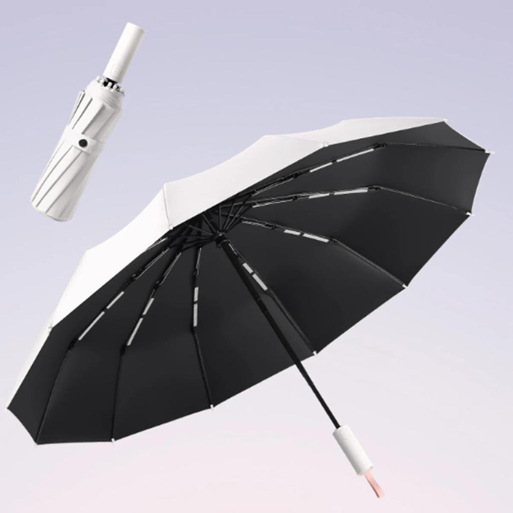 Прочный ветрозащитный автоматический зонт для мужчин и женщин, большие складные зонты с защитой от ультрафиолета, переносной зонт-рюкзак для взрослых