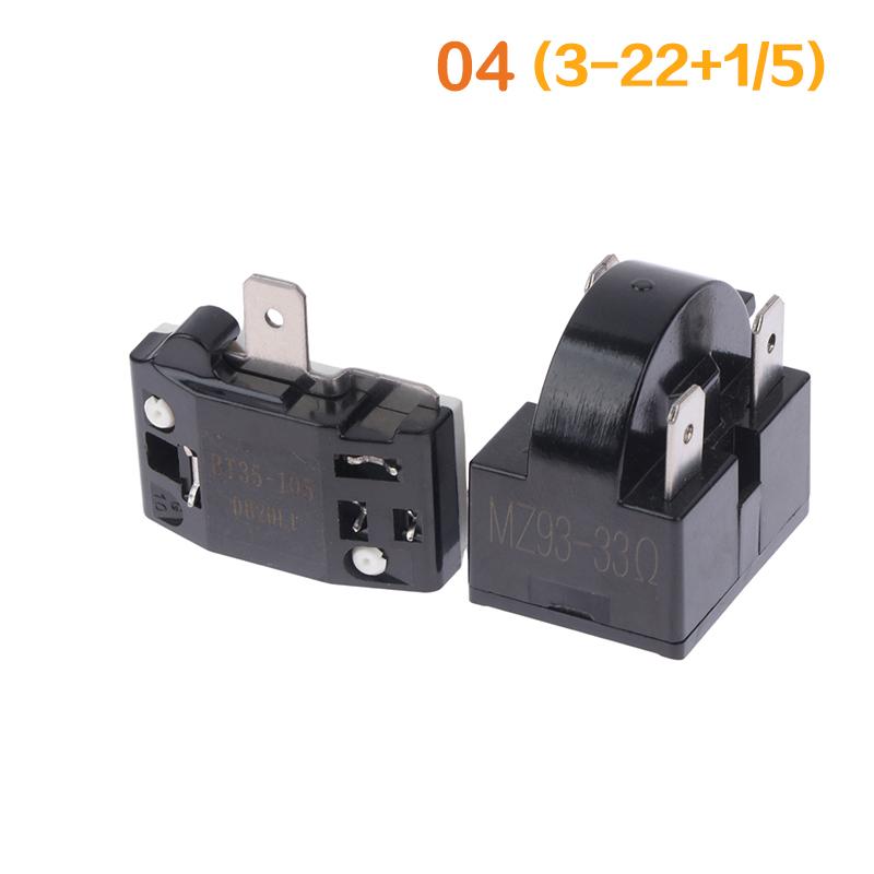 1 шт. PTC реле стартера холодильника реле стартера защита от перегрузки холодильника