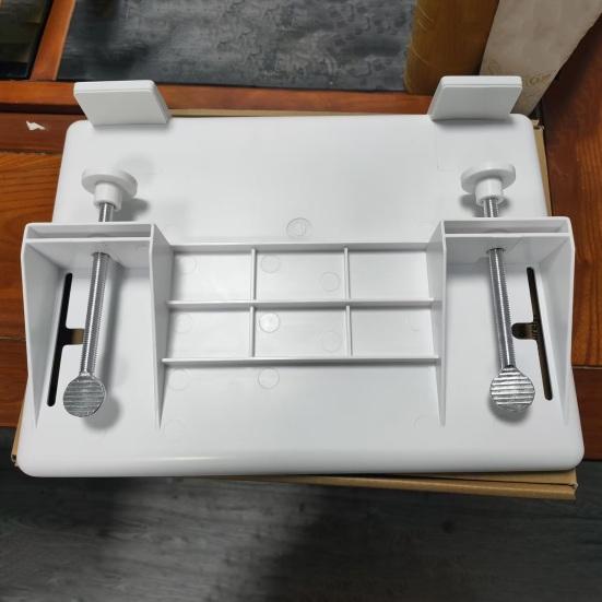 Прикроватная полка, прочный подвесной прикроватный лоток для хранения, съемный пластиковый стеллаж для хранения для общежития, дома, спальни