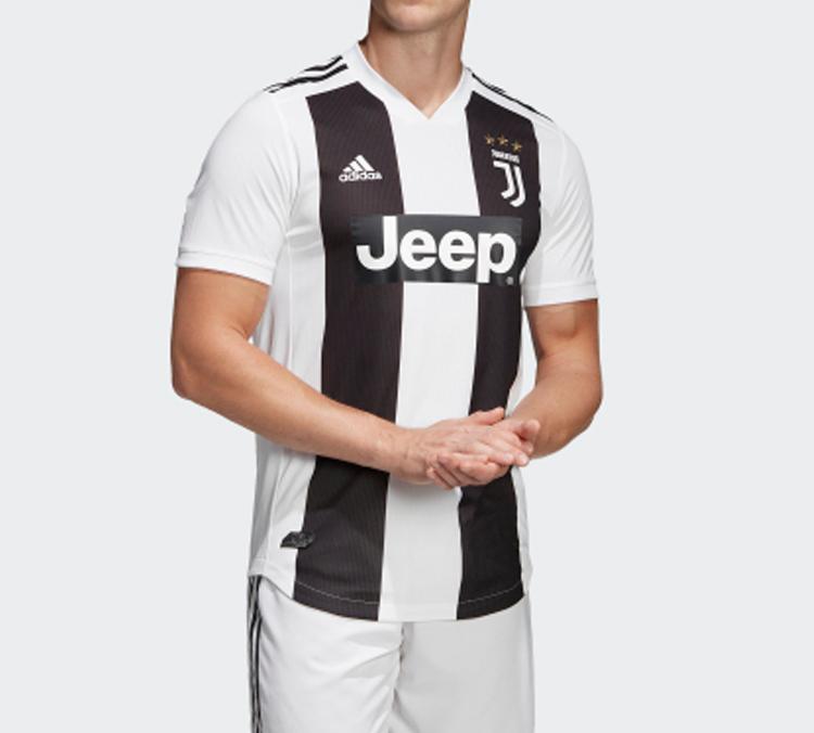 adidas 2018 2019 Ювентус Игровая версия Домашняя футболка Роналду №7 CF3493