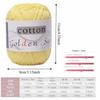 Anti-Pilling Cotton Yarn Medium-Thin Crochet Yarn Premium Hand Knitting Yarn  Crocheting Hats