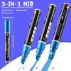8PCS Metallic Liquid Chalk Markers, Jumbo Neon Glass Markers for Chalkboard, Window, Menu & Poster – Compatible with Bistro Boards