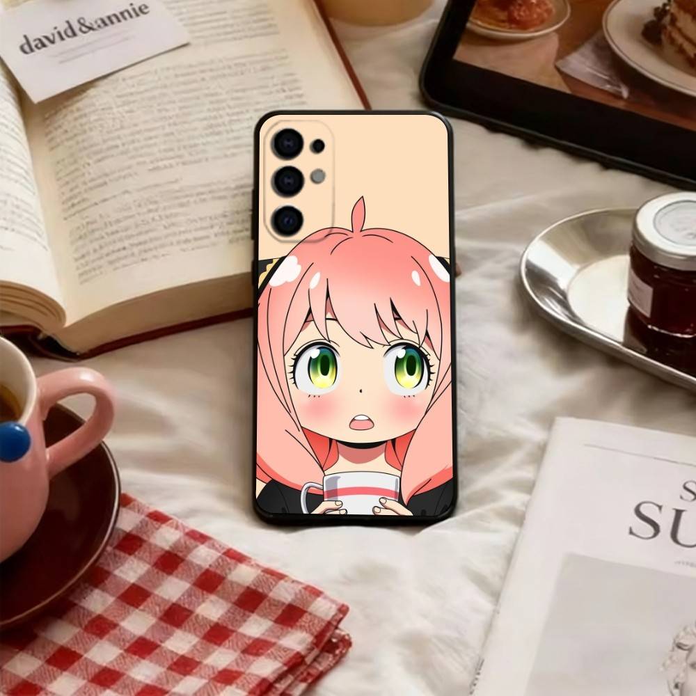 Anya Forger Phone Case For Samsung S25,S24,S21,S22,S23,S30,Ultra,S20,Plus,Fe,Soft Black Cover