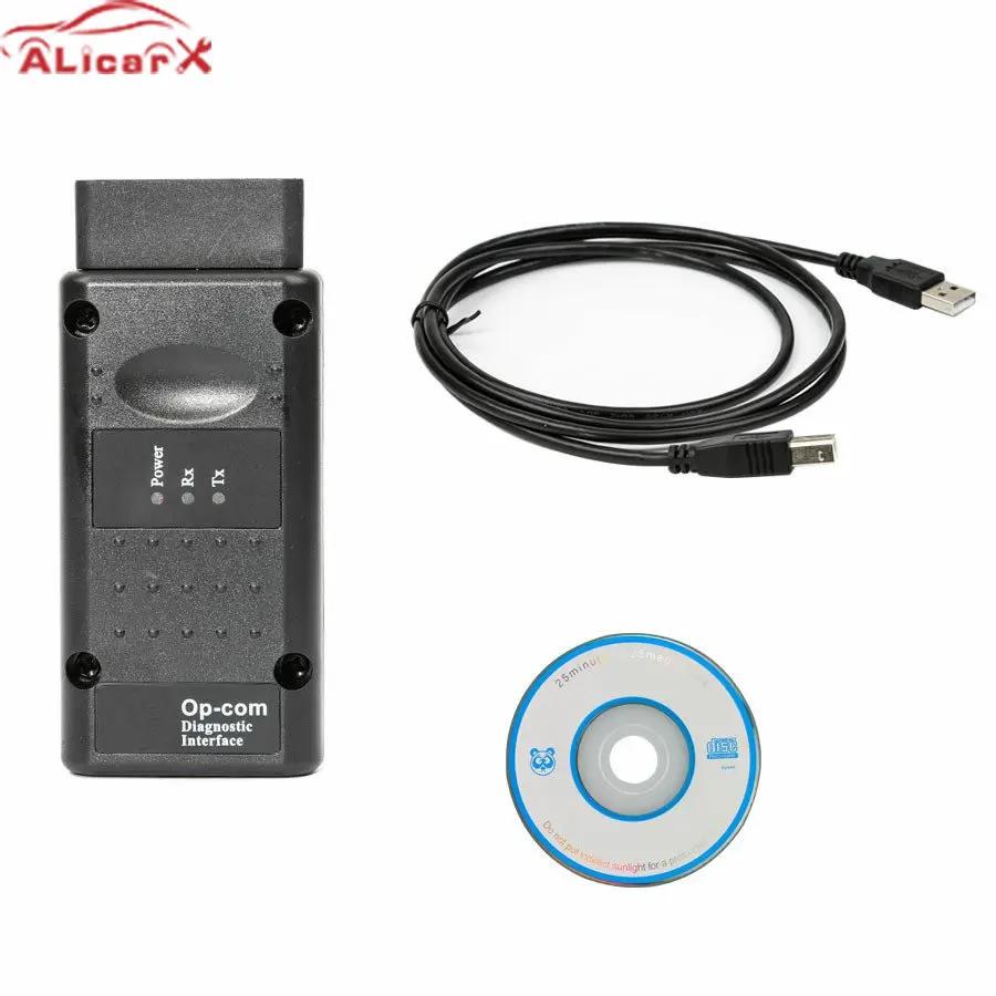 V1.99 OPcom PIC18F458 FTDI V2014 OBD2 автомобильный диагностический инструмент для Opel OPCOM обновление прошивки 200603A opcom 10-16-контактный кабель для-opel
