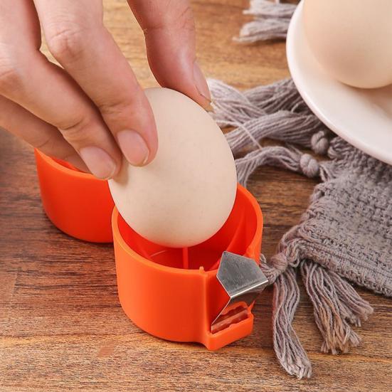 Разделитель яичной скорлупы, открывалка из нержавеющей стали, резак для яиц, кухонный дорожный портативный набор для разбивания яичной скорлупы, разделитель яичного желтка и белка, легкое яйцо