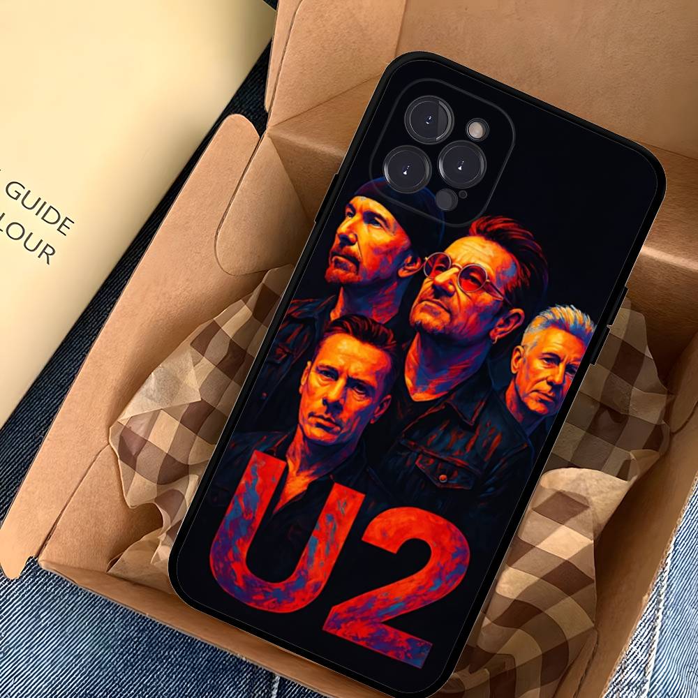 1 шт. Известный Чехол для Телефона Рок-Группы U-U2 Для Iphone 17 Air 16 15 14 13 12 11 Pro Max 16 15 14 Plus Мягкий Чехол из ТПУ