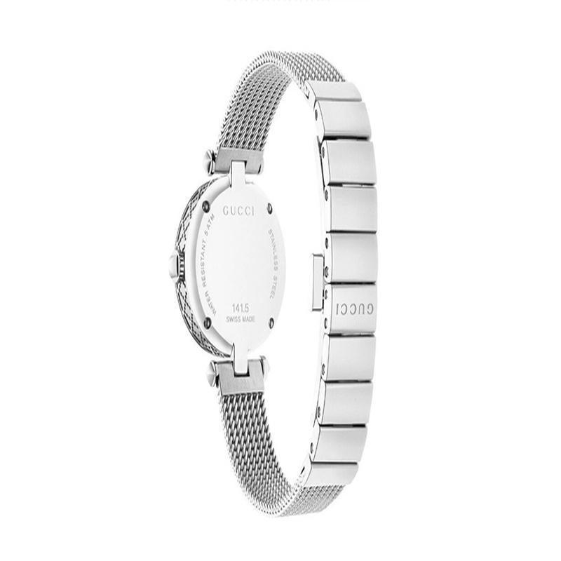 GUCCI Diamantissima watch quartz movement stainless steel strap mother-of-pearl dial women's watch casual fashion YA141504