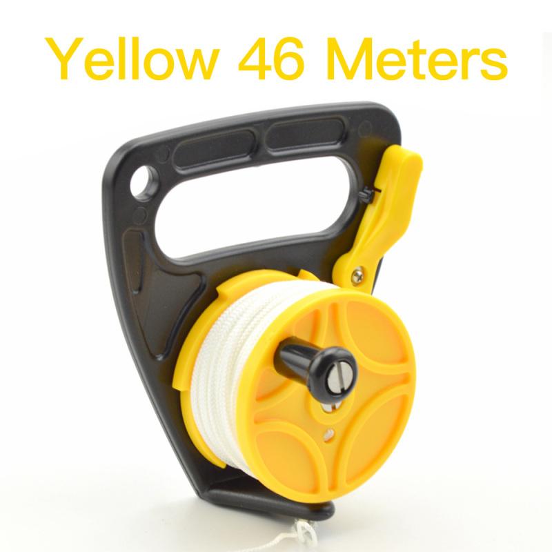 150/249 футов катушка для подводного плавания с затонувшей катушкой, катушки с леской для пальцев, пещерная катушка с ручкой, снаряжение для подводного плавания, водных видов спорта