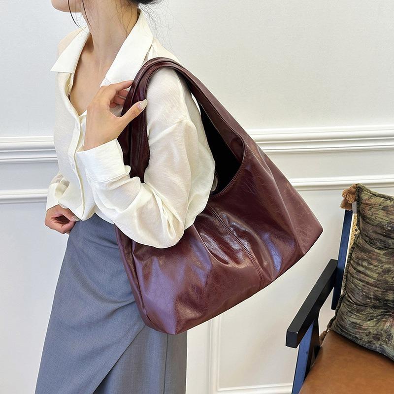 Commuter Underarm Bag Women's Summer New Trendy Shoulder Bag High-end Retro Large-capacity Tote Bag