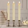6PCS Simulated Flameless LED Candle Light With Remote LED Long-Stick Candles  Christmas