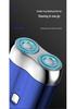 Мини Магнитная Двухлезвийная USB Дорожная Электробритва
