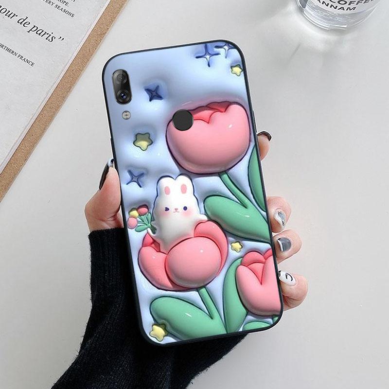 For Lenovo K5 Pro Case Flower Painted Silicone Cases For Lenovo S5 K520 / K5 Play / K5Pro L38041 Phone TPU Cover Fundas K5Play