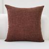 Nordic Home Thickened Linen Solid Color Pillowcase Sofa Cushion Cover Pillowcase