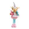 Snowman Elk Old Man Pink Telescopic Doll Children Xmas Gift Christmas Tree Decoration Home Wedding Party Supplies Plush Ornament