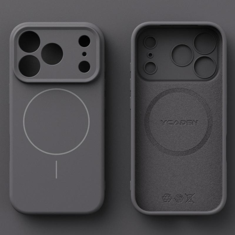 Для iPhone 17 Pro Max Чехол Магнитный Для Magsafe Жидкий Силикон Мягкая Крышка Coque Для iPhone 16 15 14 13 Pro Max 17E 16E