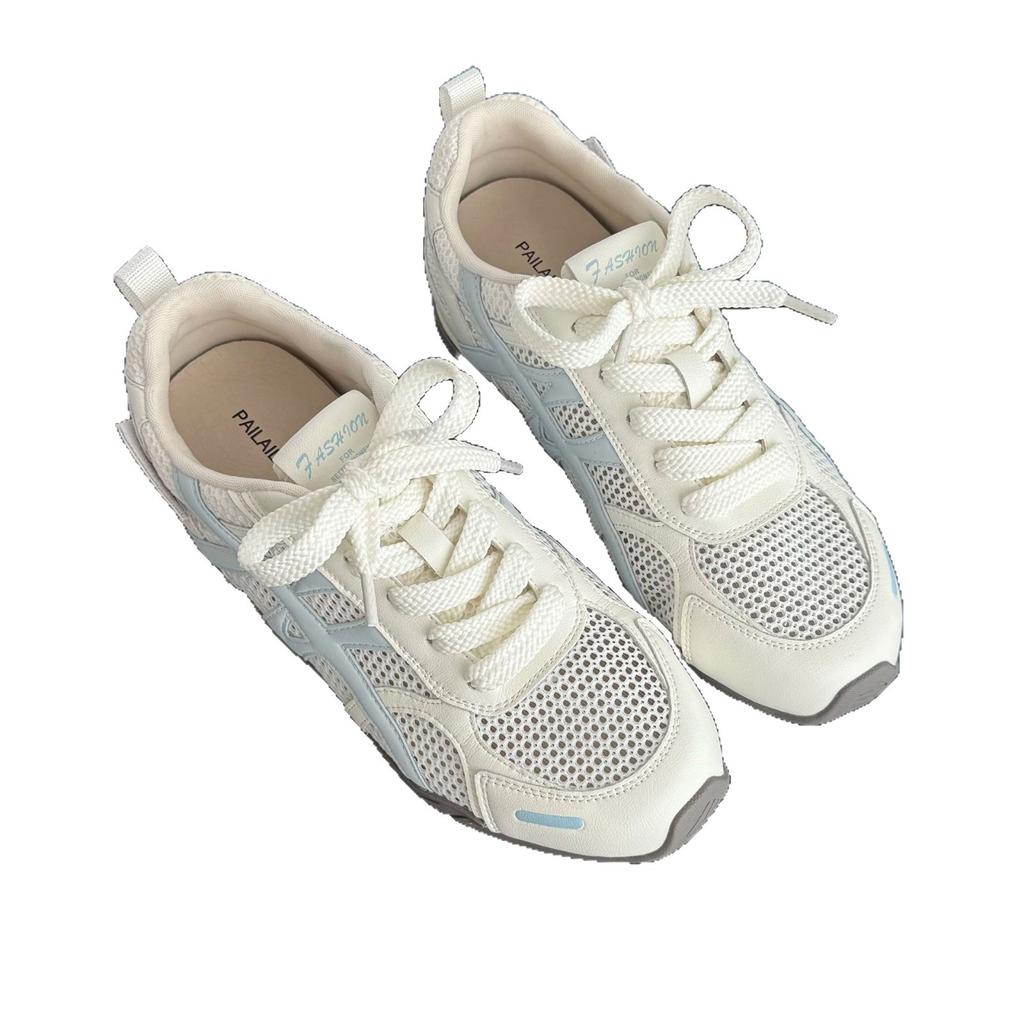 Shoes Women's Summer Thin-soled Casual Sports Shoes 2025 New Fashion Versatile Mesh Breathable German Training Shoes Women's Shoes