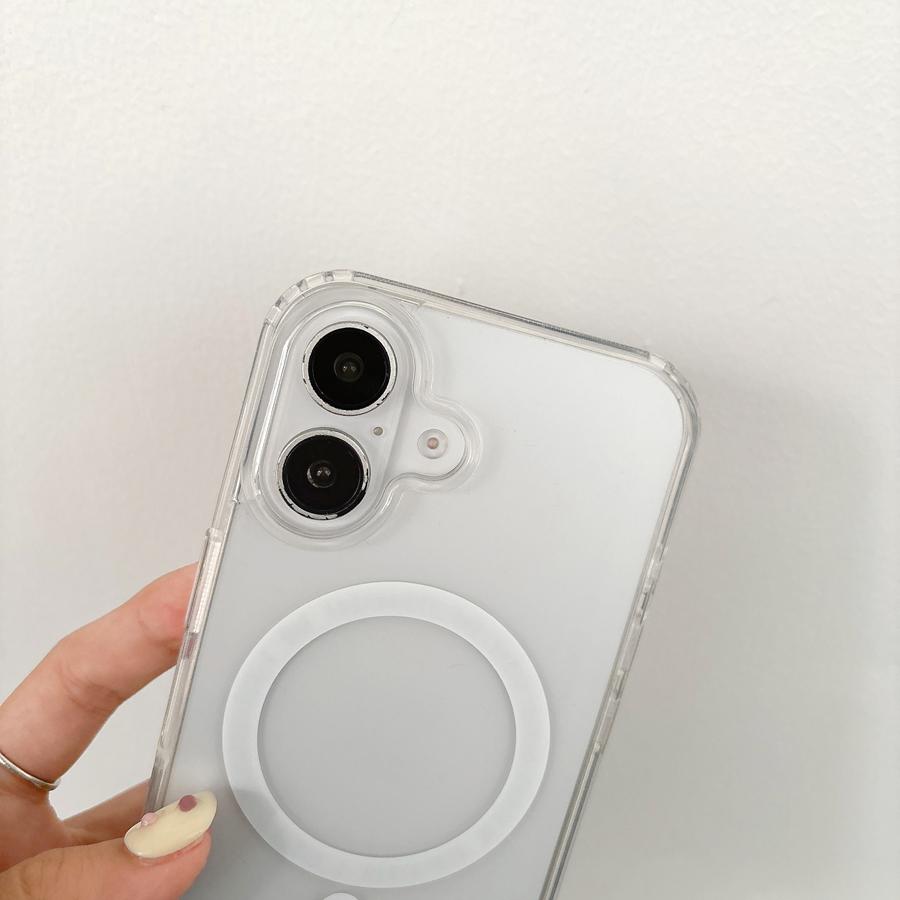 Роскошный магнитный чехол для телефона с беспроводной зарядкой для iPhone 16 15 Pro Max 16 Plus iPhone 14 13 12 11 для Magsafe полупрозрачная противоударная задняя крышка