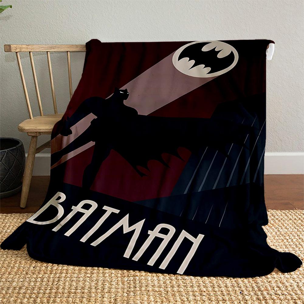 1 шт. Плед BATMAN для улицы - Плед-покрывало, Мягкий, Фланелевые пледы, Гостиная, Путешествия, Кемпинг c1209002