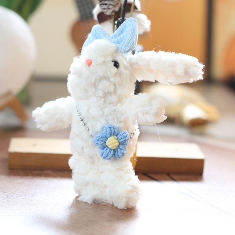 Plush Doll Cute Bunny Stuffed Animal Keychain Bag Charm Gift For Kids Girls