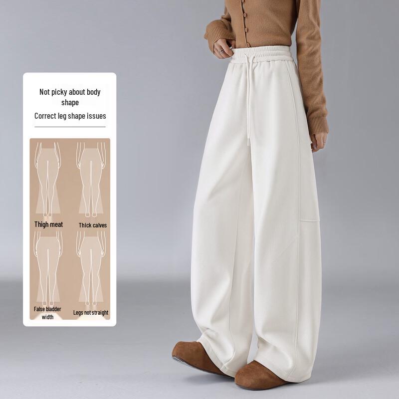 Женские вельветовые брюки Wide Leg с флисовой подкладкой от Handu