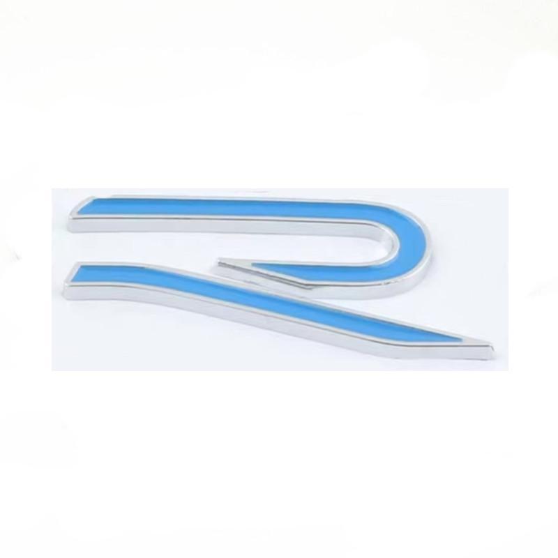 Автомобильная передняя решетка R логотип задний багажник наклейка эмблема значок наклейки для G/olf 5 6 7 8 R LINE B/eetle Pas/sat Ti/guan Je/tta