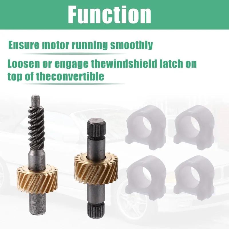 1set Convertible Top Latch Motor Gear Repair Kit for BMW E36 E46 E64 93-05 Convertible 67618370816 Auto Accessories