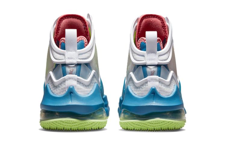 Nike LeBron 19 Голландский синий Лаймовое свечение Детские DD0418-400