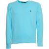 Polo Ss25 Толстовка с круглым вырезом и длинными рукавами с вышивкой логотипа Мужская толстовка Светло-голубая 710899996-014