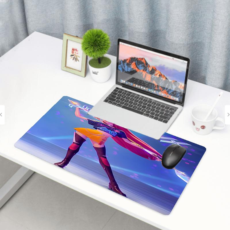 KPop Demon Hunters Print Mouse Pad, Anti‑Slip Desktop keyboard Mat, for PC Laptop Gaming Working Daily Use, Cool Festival Surprise Gift