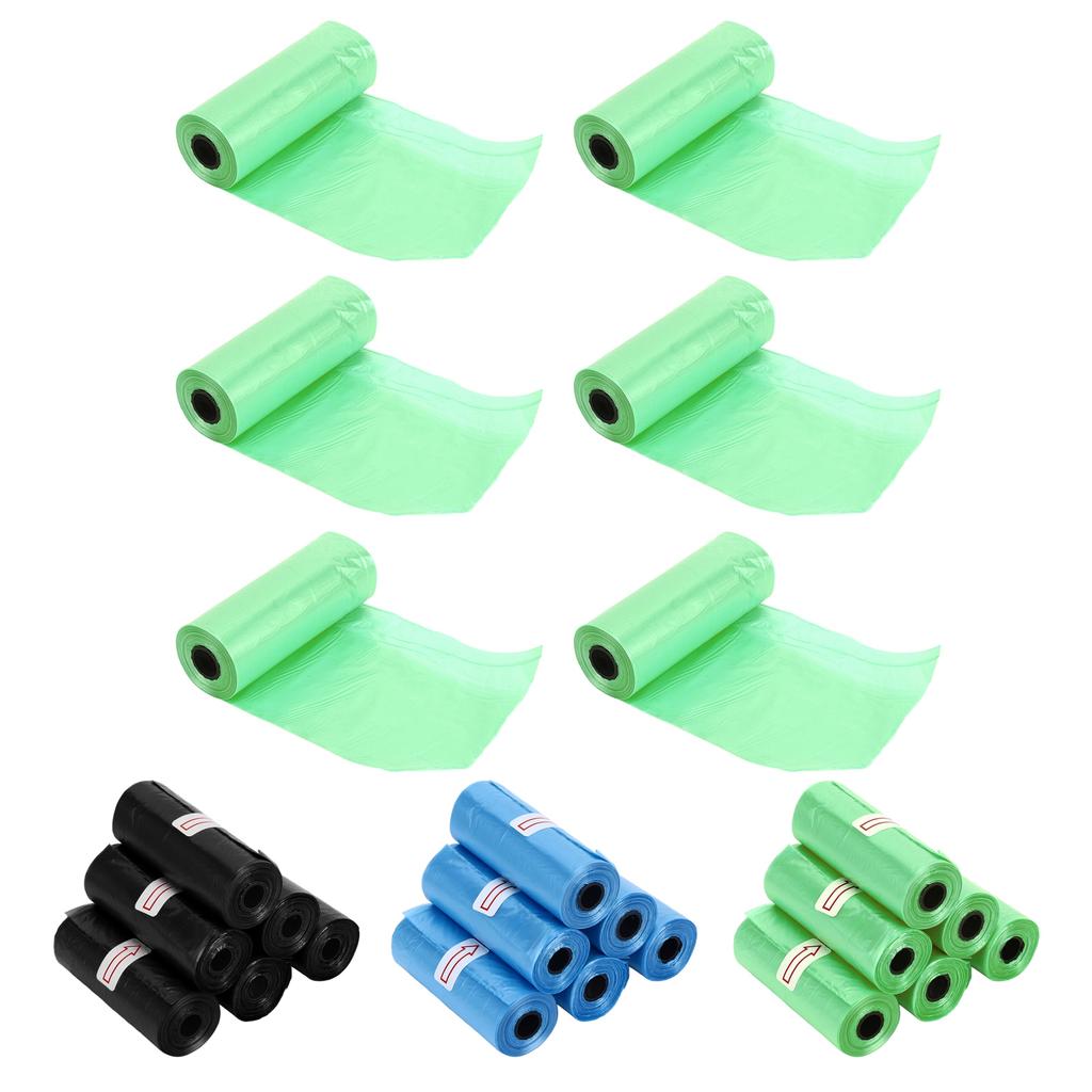 6 Rolls Pet Waste Bags Leak Proof Thick and Strong Portable Dog Poop Bags for Dogs Cats Pets