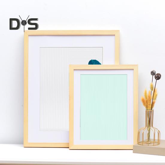 8/10-Inch Wooden Poster Frame High Clarity Glass Horizontal Vertical Modern Art Gallery Living Room Wall Kids Painting Photo Picture Artwork Display