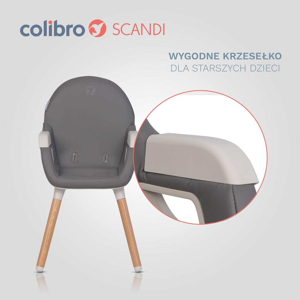 COLIBRO SCANDI ONYX feeding chair