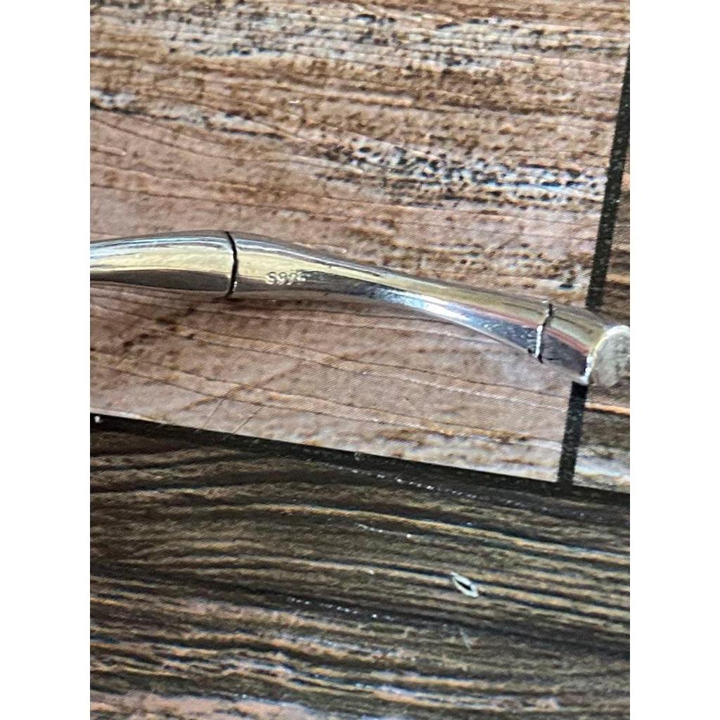 Used MEXICO Bracelet Sterling Silver 925 Bamboo