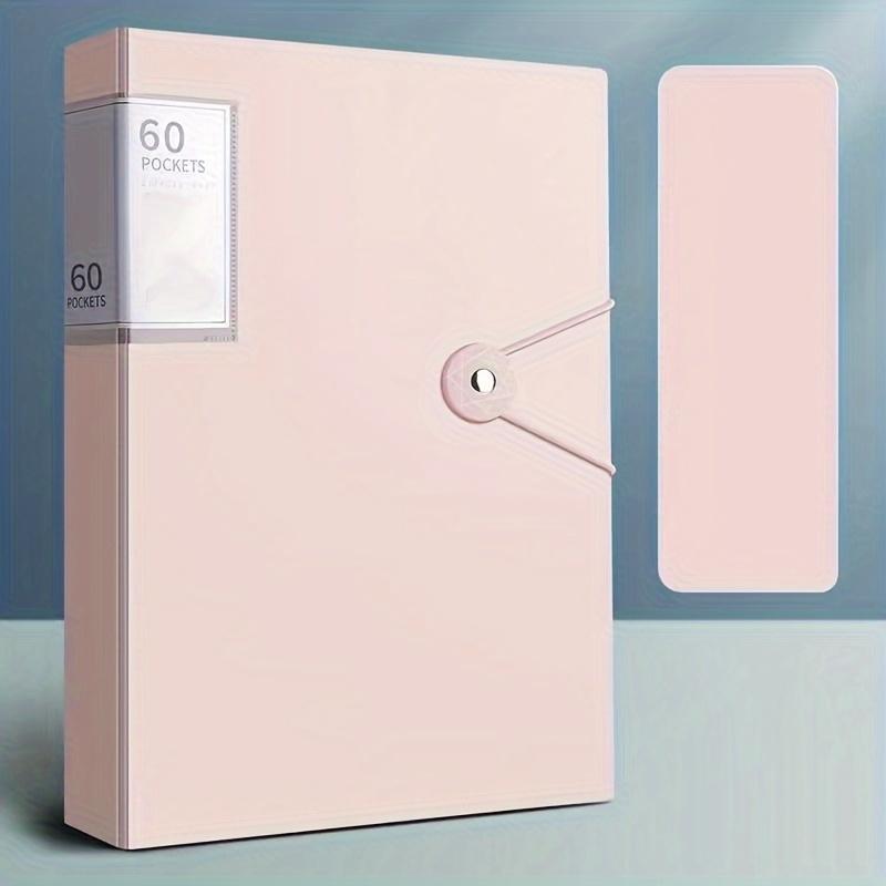 Папка-органайзер А4 с 60 карманами - Водонепроницаемый ПП органайзер для документов для контрольных работ и семейных записей