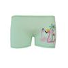 10 шт., хлопковые трусы-боксеры для девочек с цветным принтом, веселые