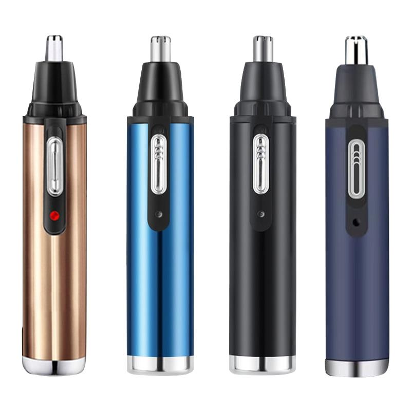 Non-Toxic Electric Nose Hair Clipper Rechargeable Multi Kinetic Shaving Two In One Unisex Fully Automatic Washable Shaving Nose Trimmer