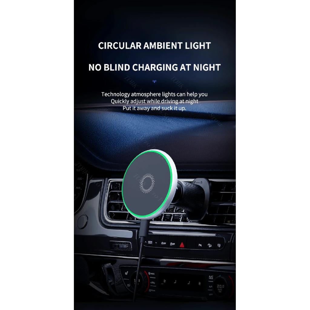For Nissan Altima L34 2019 2020 2021 Magnetic Car Phone Holder Stand Wireless Charging Special Fixed Bracket Base MagSafe Mount