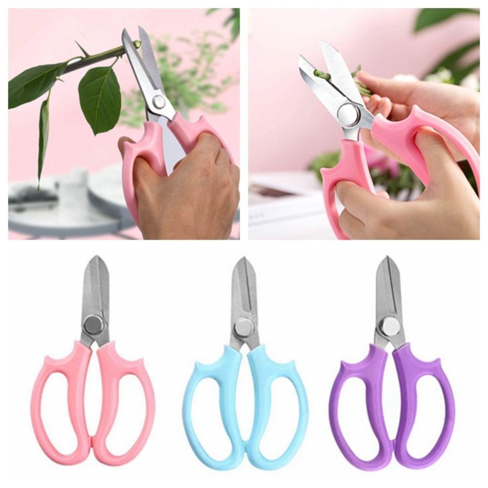 Pink Garden Pruning Shears Blue Garden Scissors Fishing Tool Floral Scissors Garden Pruners