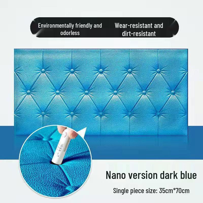 Самоклеящаяся мягкая подушка-спинка для детской прикроватной тумбочки