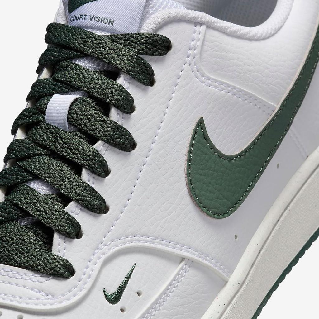 Nike Court Vision Low Next Nature VISION LOW Зеленый Японский Размер [COURT NN] Белый/Стадионный Зеленый/Парус/Винтаж FV9952-101 22,0 см
