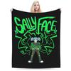 Пледы Sally Face Флисовые Зимние Темные Игровые Многофункциональные Мягкие Пледы для Дома Дивана Покрывала