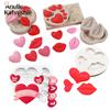 Lip Heart LOVE Shape Silicone Mold Valentine's Day Cookie Cupcake Chocolate Baking Mold Fondant Cake Decorating Tools