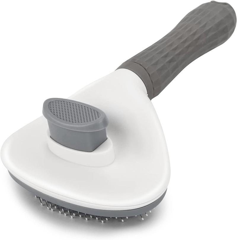 Расческа для удаления шерсти собак и кошек One-Click Pet Pet Hair Removal Comb Cat Slicker Brush — самоочищающаяся щетка для удаления шерсти кошек и собак, аксессуар для ухода за шерстью кошек.