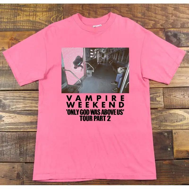 Vampire Weekend Only God Was Above Us Tour Part 2 T Shirt Full Size S 5xl Et1194