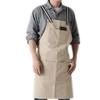 Stylish Men's Apron, Canvas, Perfect for Nursery Teachers, Caregivers, BBQs, Camping, and Outdoor Activities. Simple Design. Unisex. A Great Father's