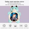 Автомобильное детское зеркало заднего вида для детей, зеркало заднего вида для безопасности, подголовник для заднего сиденья, детские зеркала, симпатичное мультяшное зеркало с животными