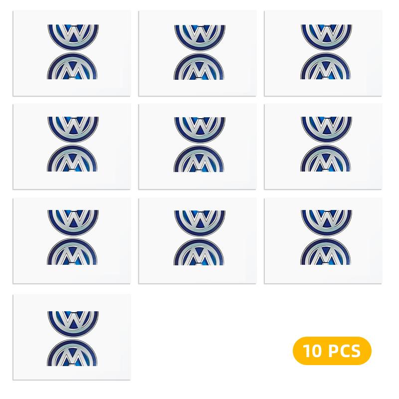 Car Stickers Fashion Car Stickers Cool Metal Car Logo Emblem Sticker Decal For Volkswagen Tharu R Polo T5 GTI Tiguan Passat