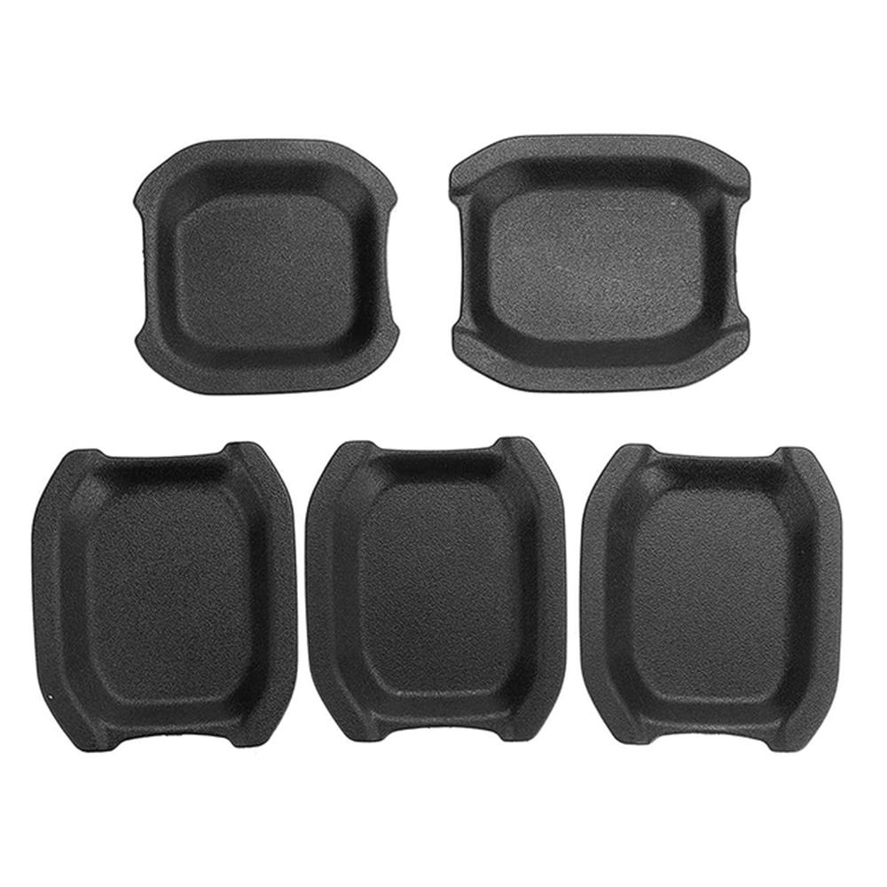 5PCS Door Handle Bowl Exterior Trim For  Jeep Wrangler JL 2018-2024+ Recess Guard Trim Cover Decor Kit